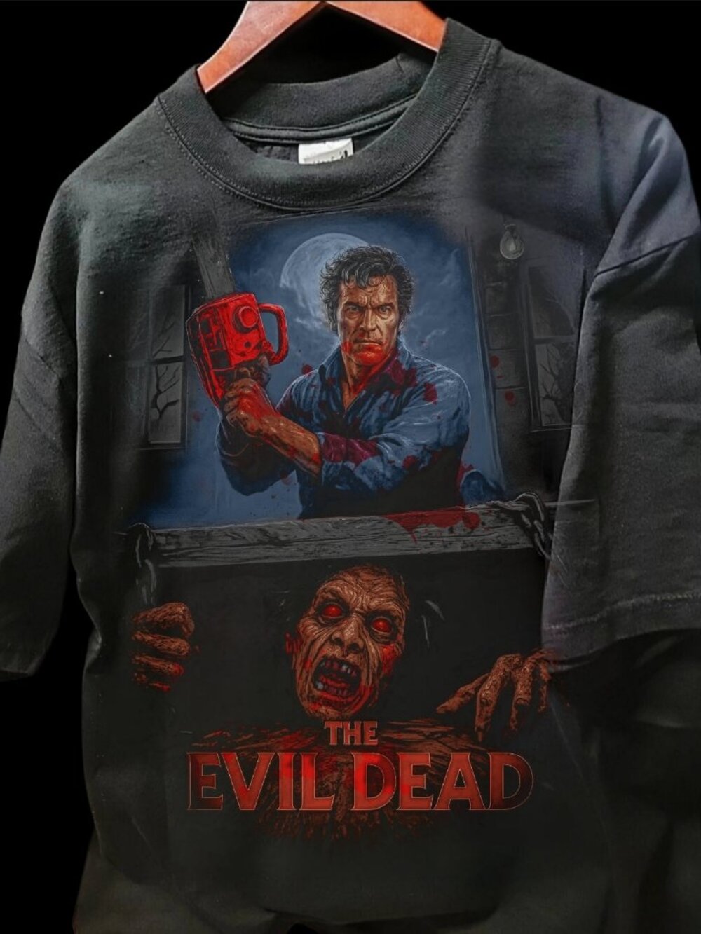 EVIL DEAD On SHAKA HEAVYWEIGHT T Shirt "Horror" modern